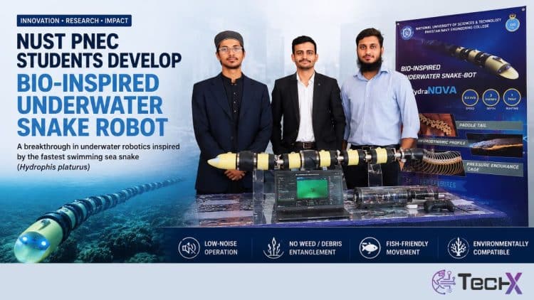 Bio-Inspired Underwater Snake Robot Developed by NUST PNEC