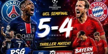 The Unforgettable UEFA Champions League Match Between PSG and Bayern Munich