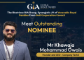Khawaja Mohammad Owais Founder and CEO of TechX nominated for Global Acclaim for Outstanding Achievement